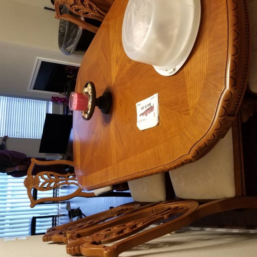 Oak Dining Room Set w/ 2 Piece China Cabinet